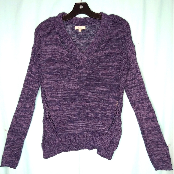 Mudd blue knit sweater small - Picture 2 of 11